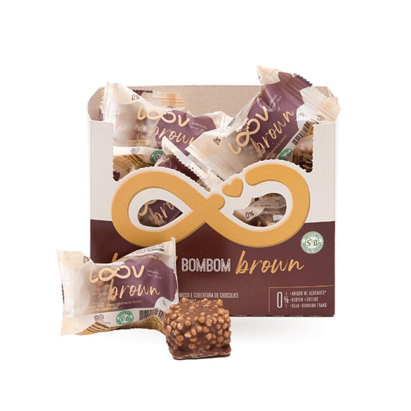 Vegan Certified Chocolate With Cacau Cream & Rice Flakes (16 units/box)