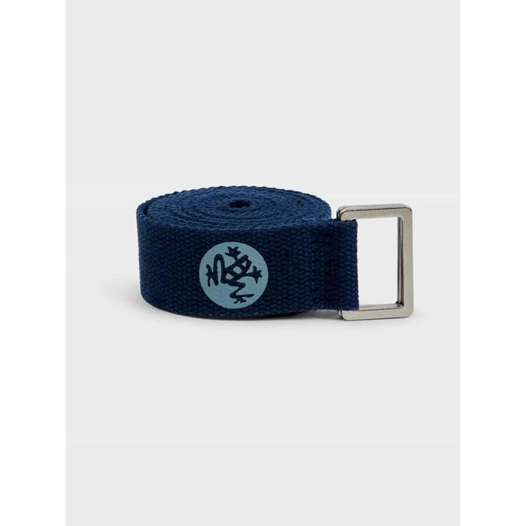 MANDUKA Manduka Unfold 8ft Yoga Strap Belt - Midnight