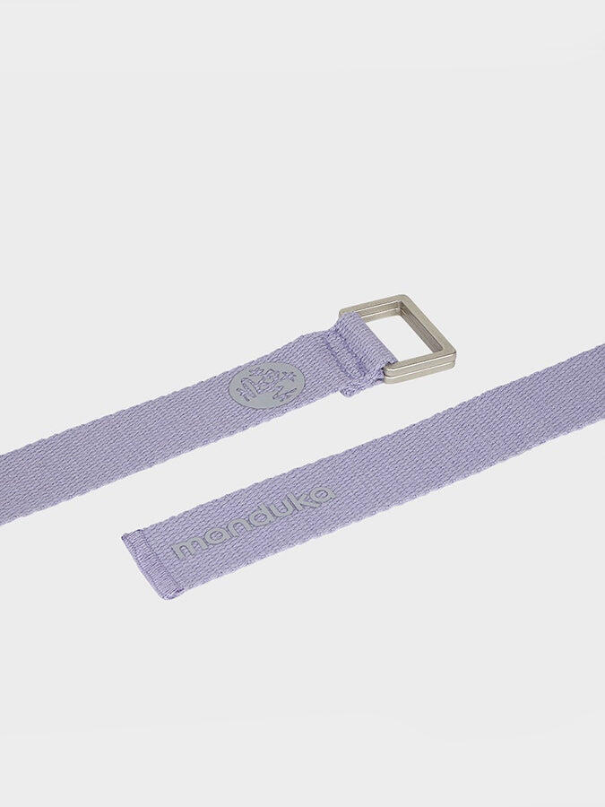 Manduka Unfold Yoga Belt Strap 6' Foot - Lavender 2/4
