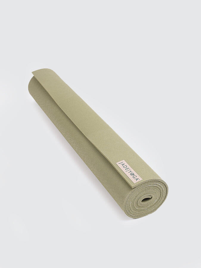 Jade Yoga Harmony 74 Inch Yoga Mat 5mm - Olive Green 3/3