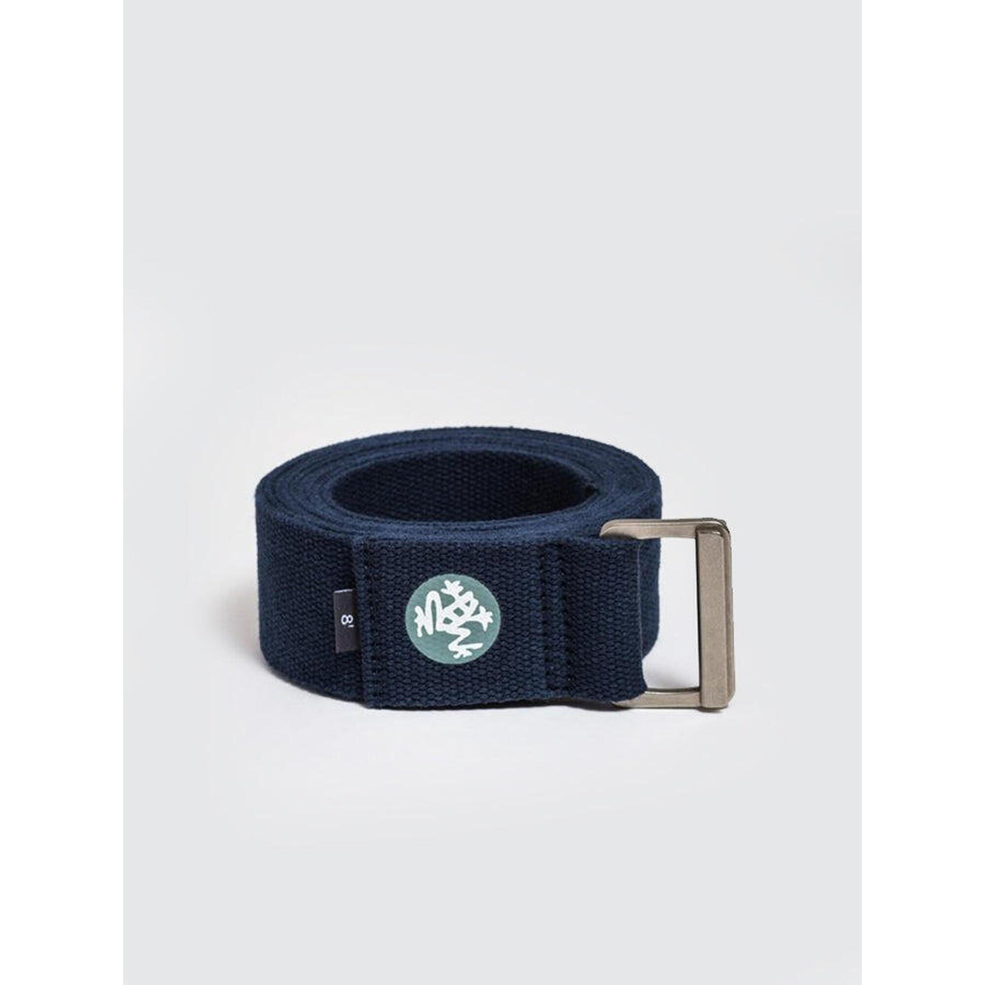 MANDUKA Manduka Align Cotton 8ft Yoga Strap - Midnight