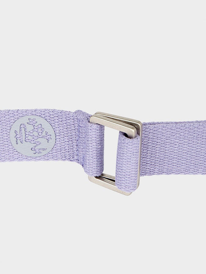 Manduka Unfold Yoga Belt Strap 6' Foot - Lavender 3/4