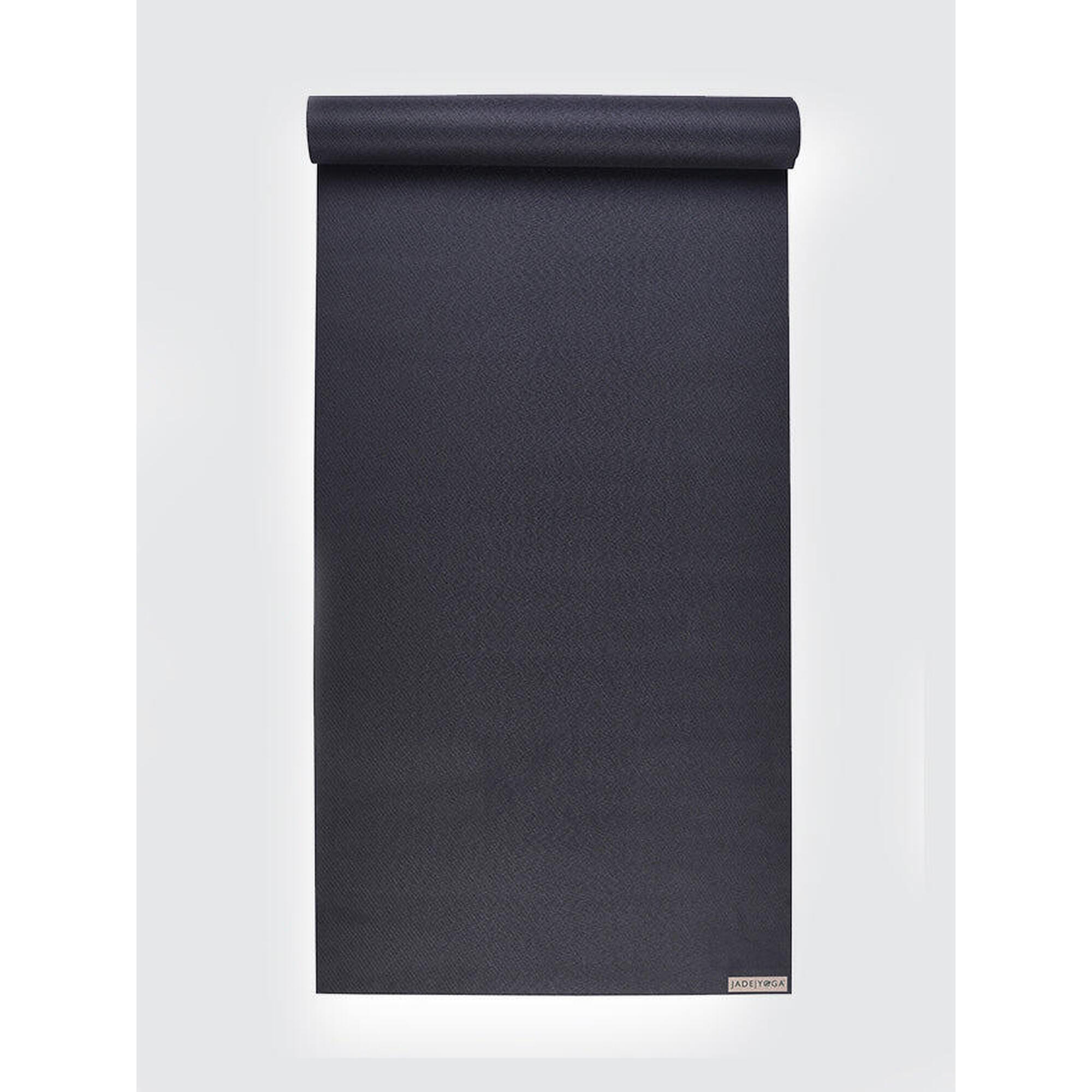 Jade Yoga Harmony 74 Inch Yoga Mat 5mm - Black 1/3