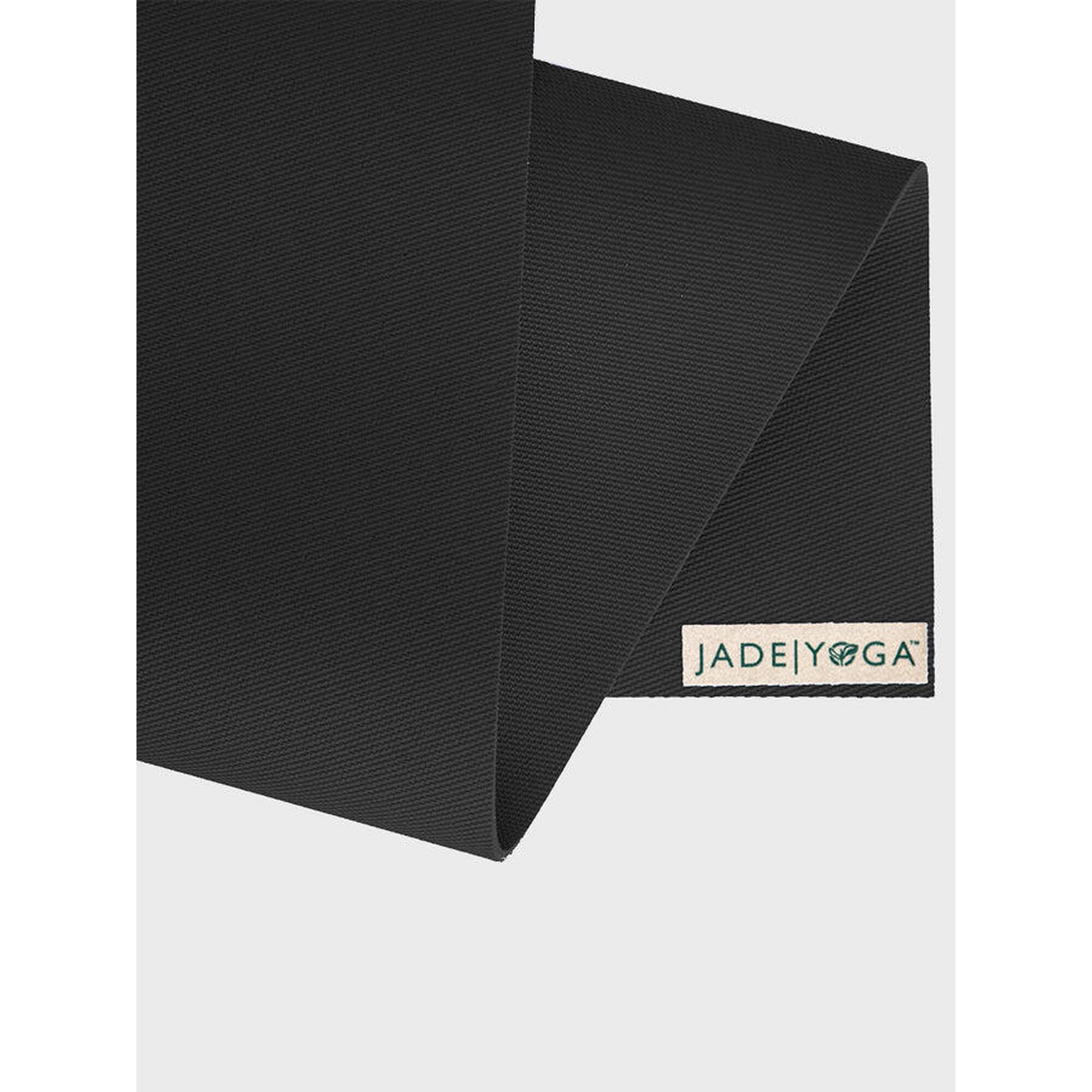 Jade Yoga Harmony 68 Inch Yoga Mat 5mm - Black 1/1