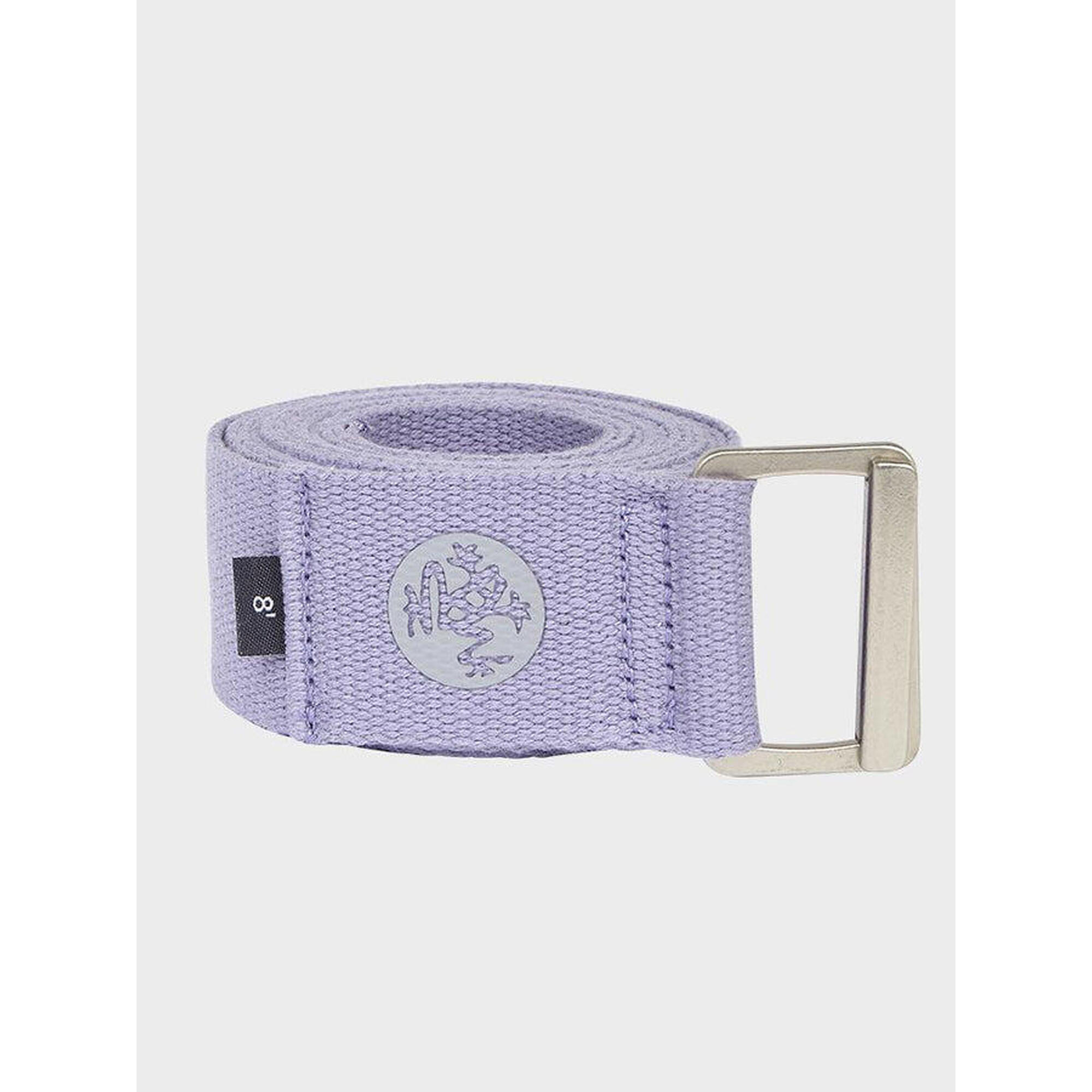 Manduka Align Cotton 8ft Yoga Strap - Lavender 1/5