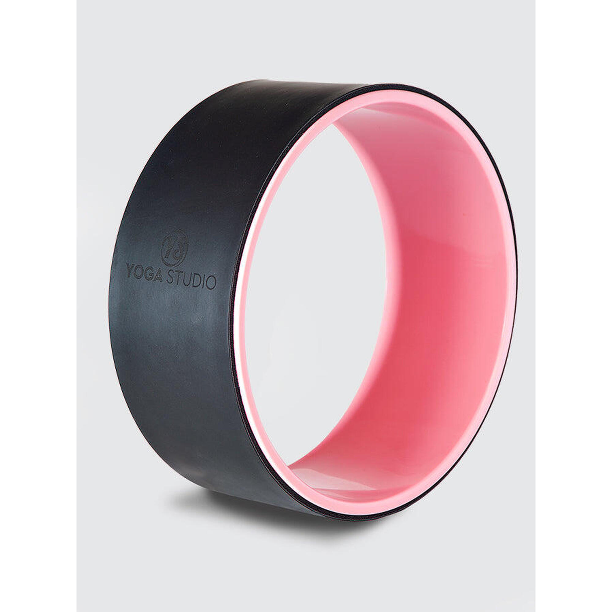 Yoga Studio Grip PU Yoga Wheel - Light Pink 1/2