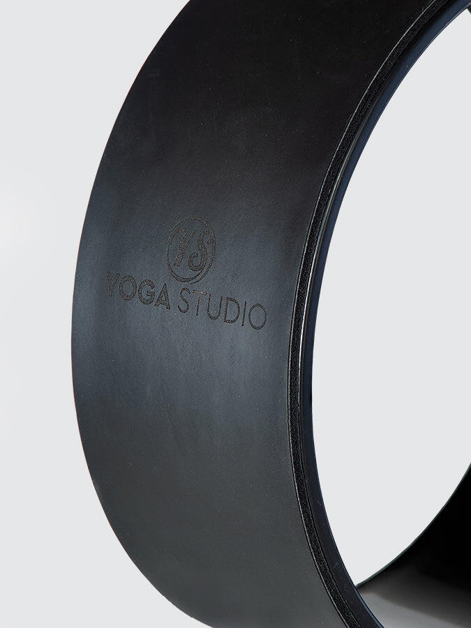 Yoga Studio Grip PU Yoga Wheel - Black 2/2
