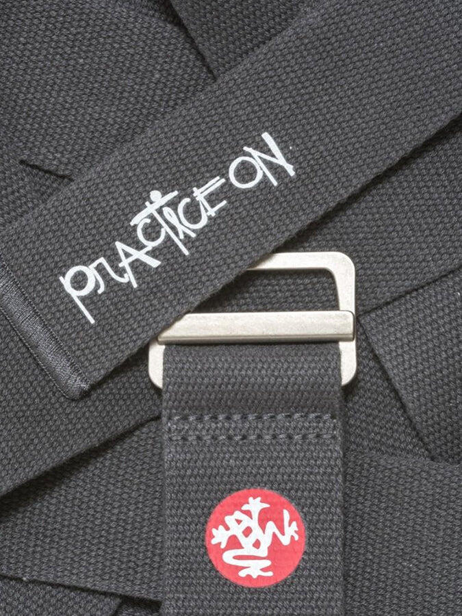 Manduka Align Cotton 10ft Yoga Strap - Thunder 5/5