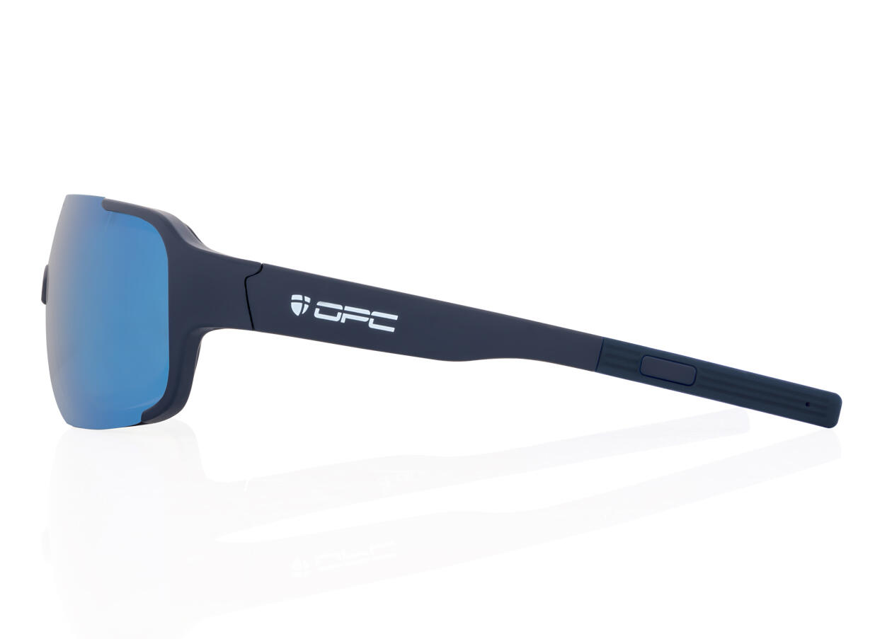 Okulary przeciwsłoneczne ALL ROUND JET I Matt Navy Blue/ Blue REVO + ETUI 3/4