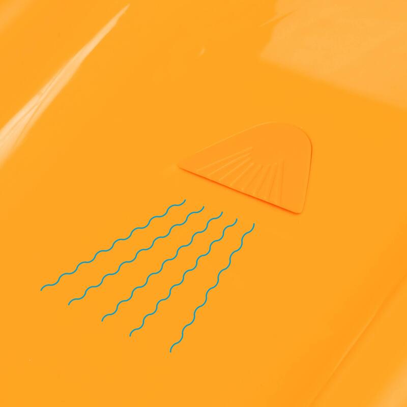 Petit toboggan avec connexion à eau orange et vert 120 cm – toboggan premier âge
