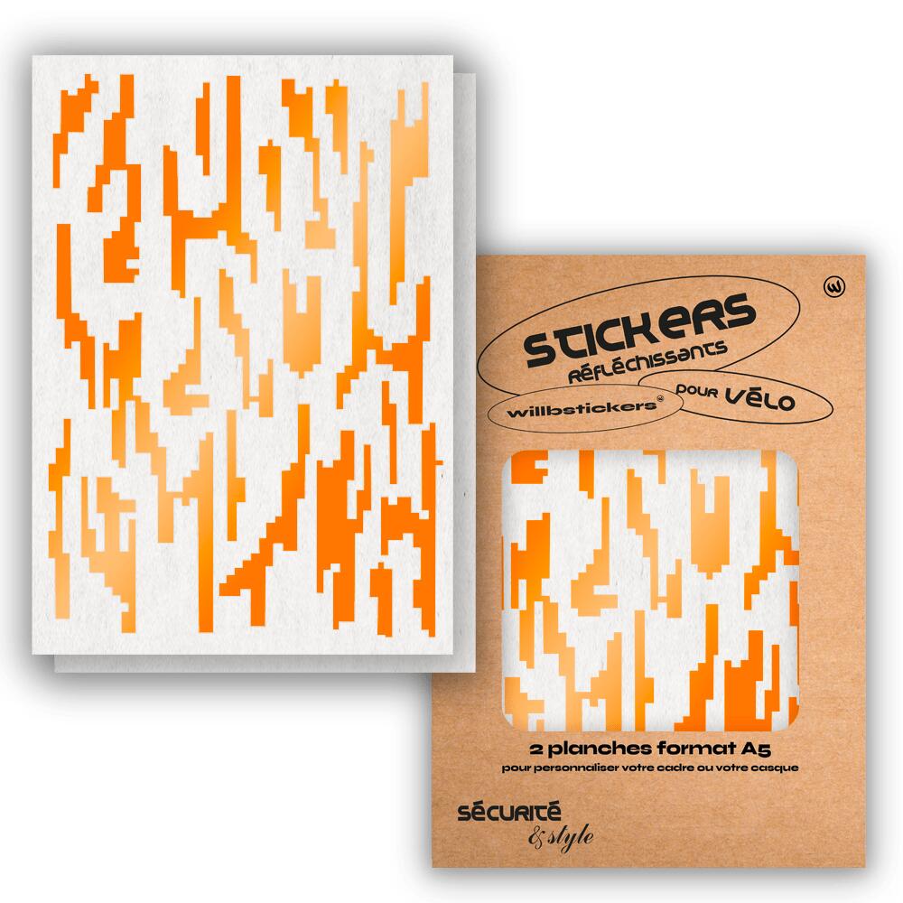 Reflective sticker sheets format A5 Digital