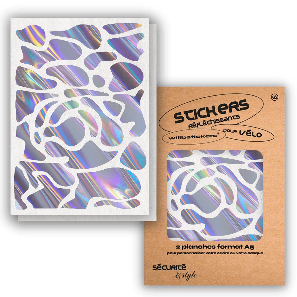 Reflective sticker sheets format A5 Camo