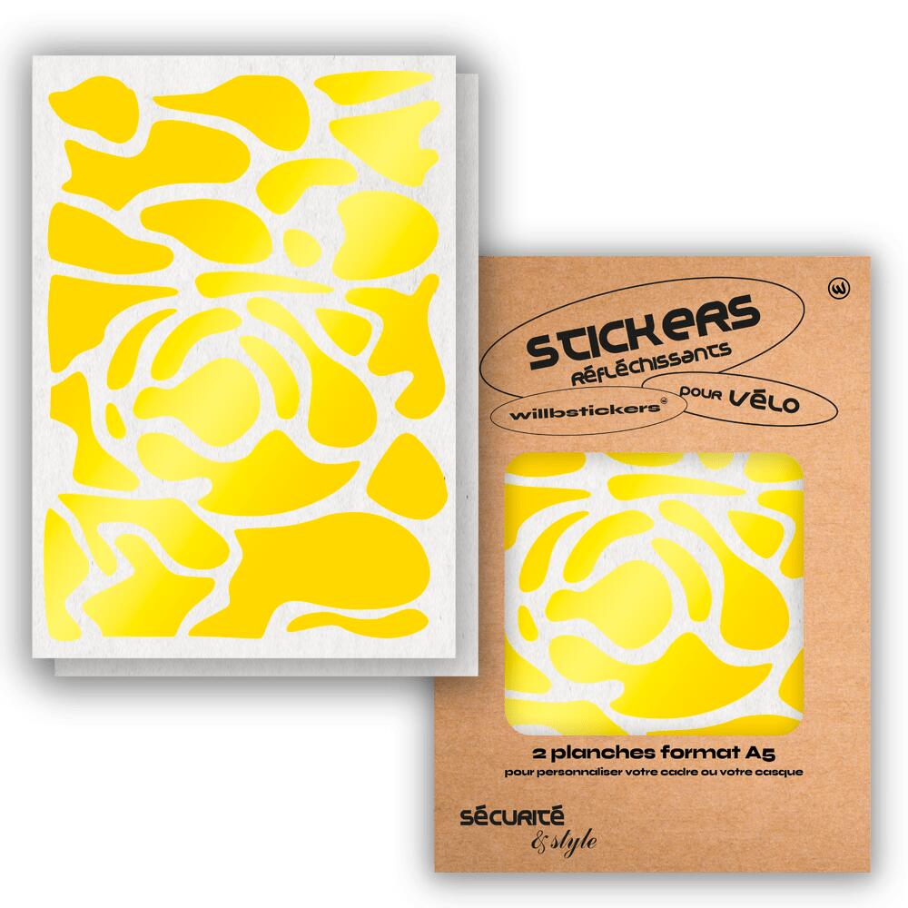 Reflective sticker sheets format A5 Camo