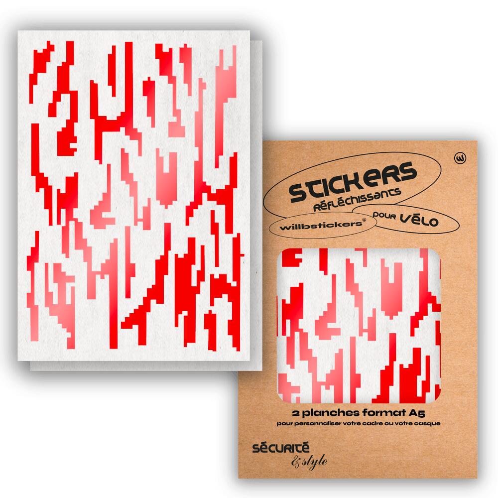 Reflective sticker sheets format A5 Digital