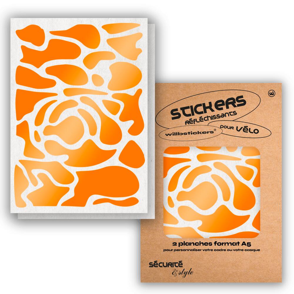 Reflective sticker sheets format A5 Camo