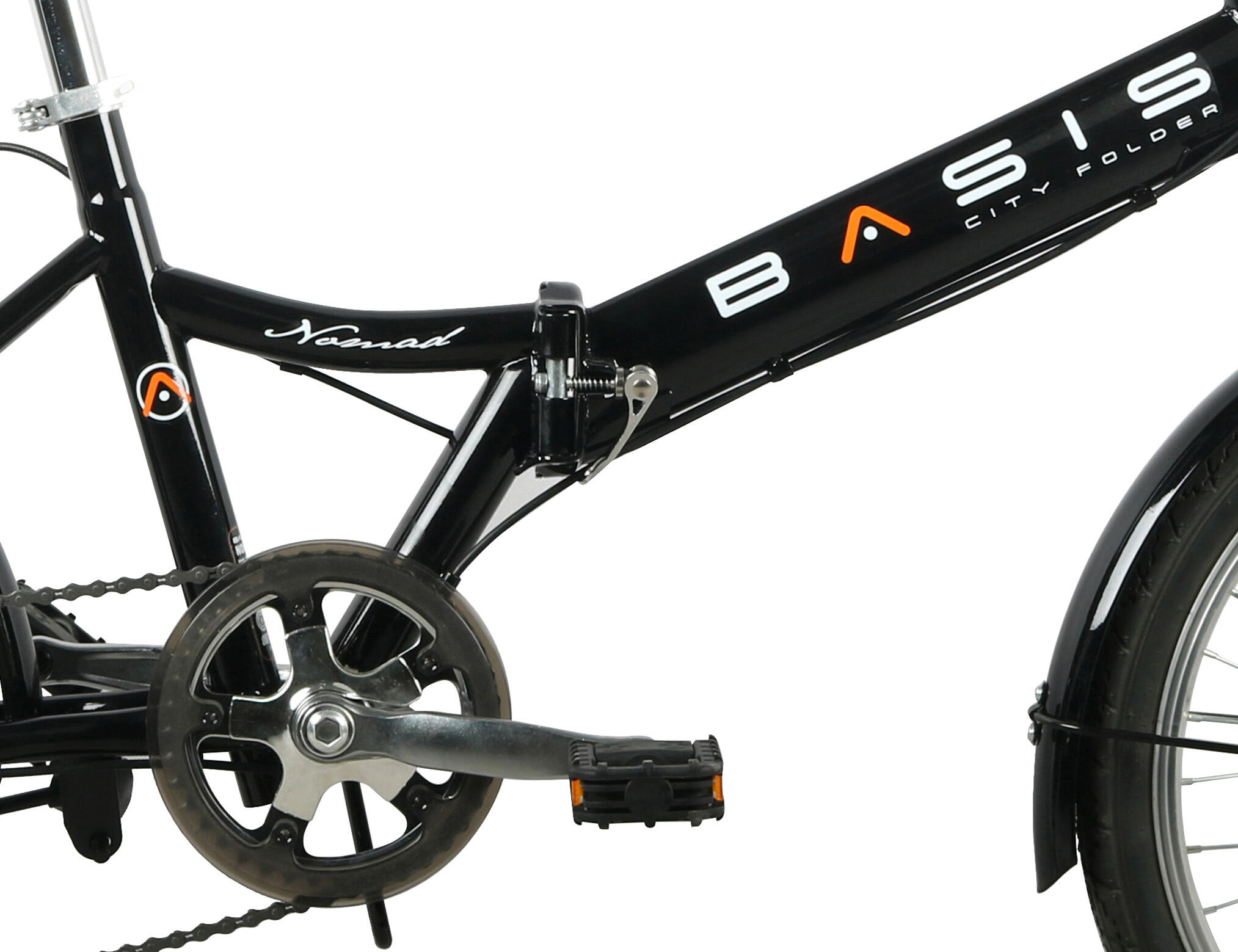 Basis Nomad Folding Bicycle, 20In Wheel - Gloss Black 2/5