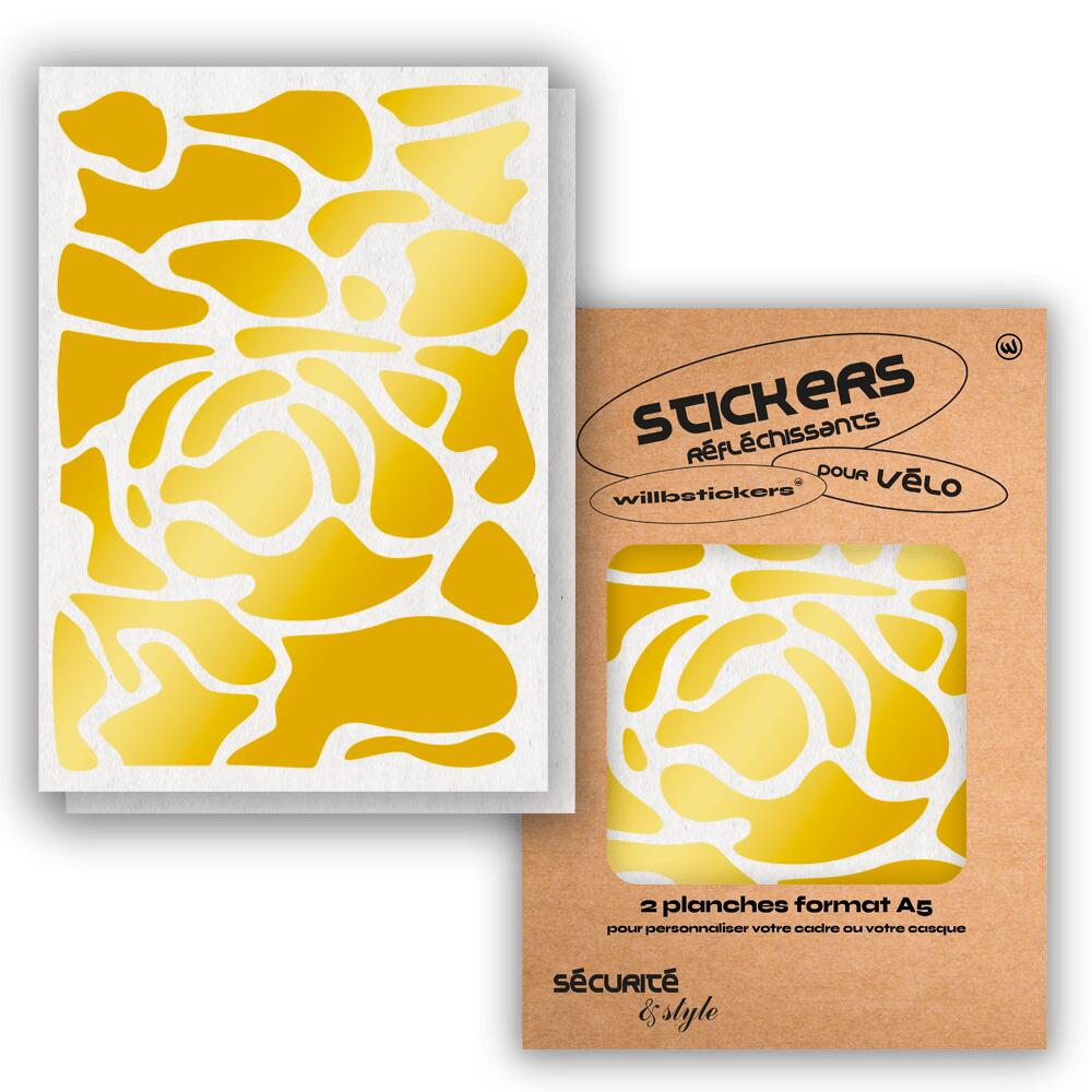 Reflective sticker sheets format A5 Camo