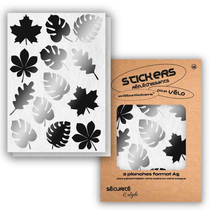 Reflektierende Stickerbögen im A5-Format Blätter