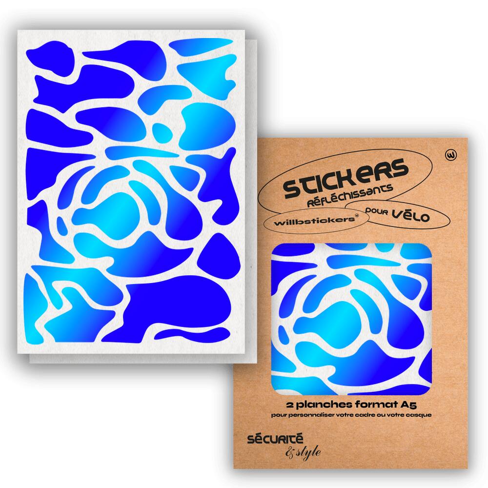 Reflective sticker sheets format A5 Camo