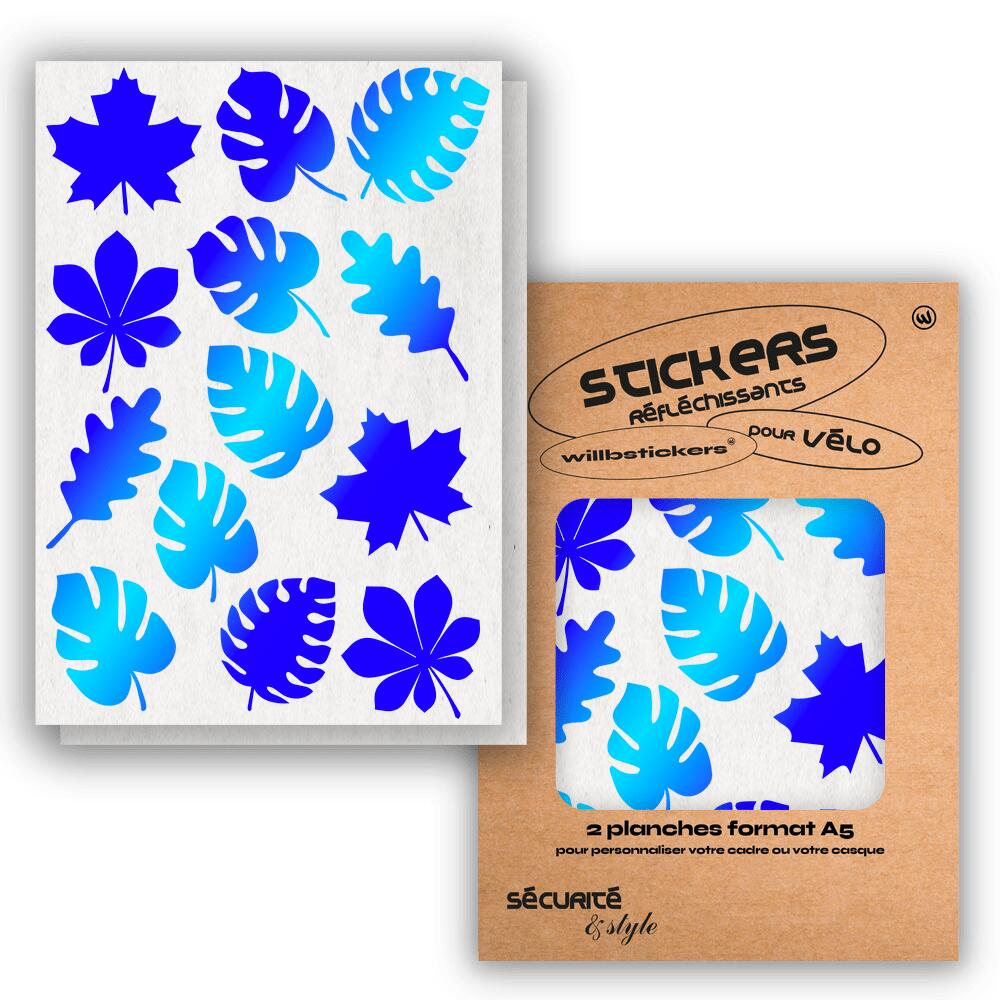 Reflective sticker sheets format A5 Leaf