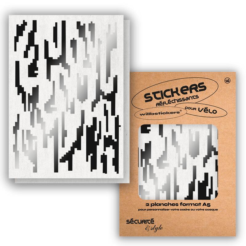 Planches de stickers réfléchissants format A5 Digital