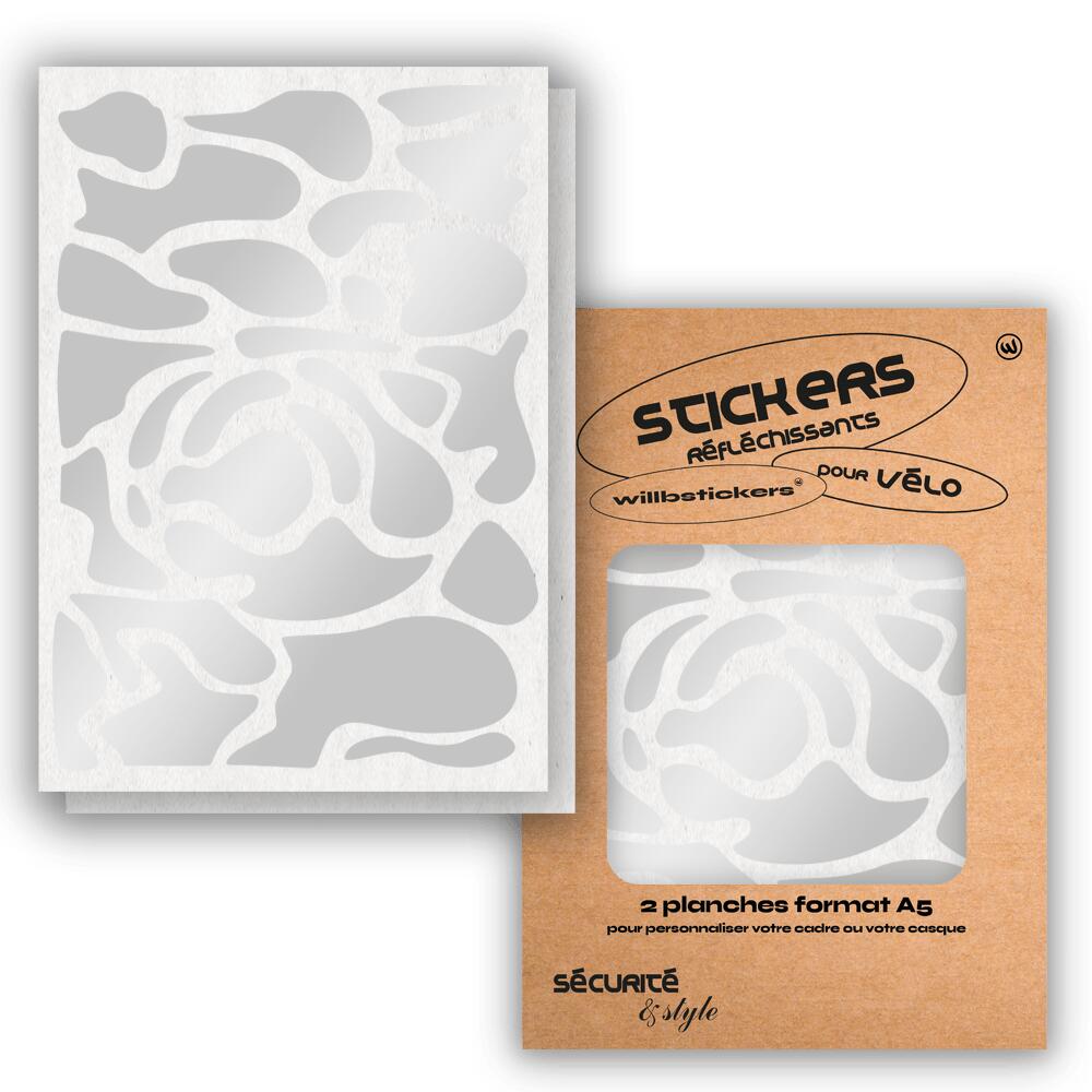 Reflective sticker sheets format A5 Camo