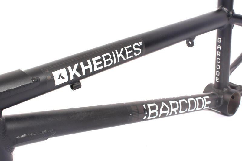 BMX FRAME BARCODE ZWART ALUMINIUM KHEBIKES