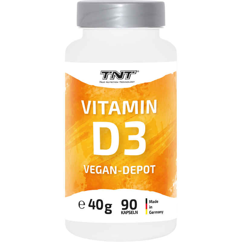 Vitamin D3 Vegan-Depot, 100% vegan, für die die zu wenig Sonnenlicht abbekommen