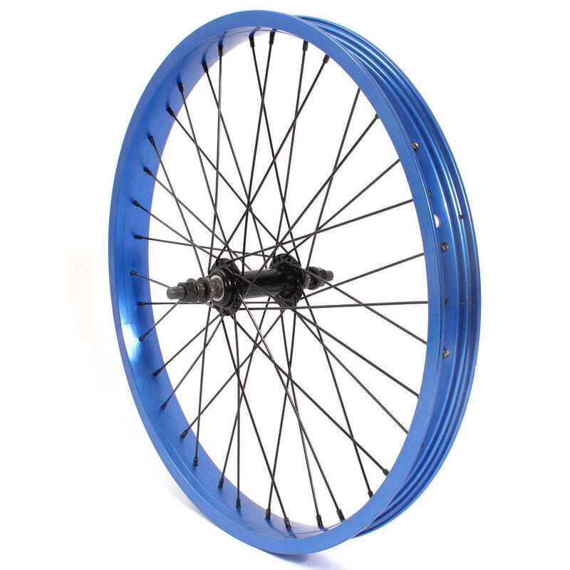 RUEDA BMX DELANTERA AZUL 20" KHEBIKES