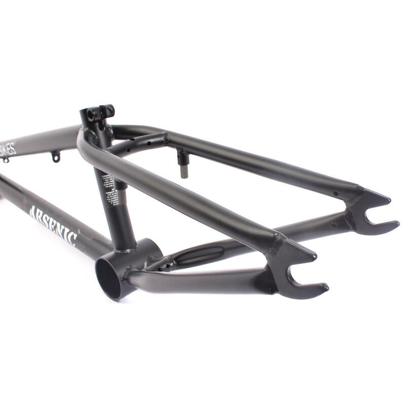 BMX FRAME ARSENIC 18" ZWART STAAL KHEBIKES