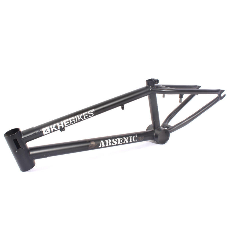 BMX RAHMEN ARSENIC 18" SCHWARZ STAHL KHEBIKES