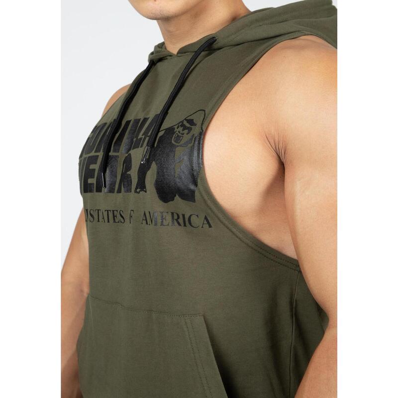 Rogers Hooded Tank Top - Army Green