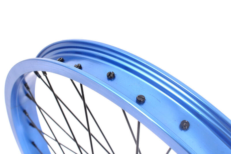 BMX ACHTERWIEL BLAUW 20" 14MM KHEBIKES