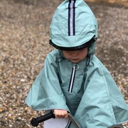 Poncho de pluie enfant écoresponsable, imperméable, mixte - Cap