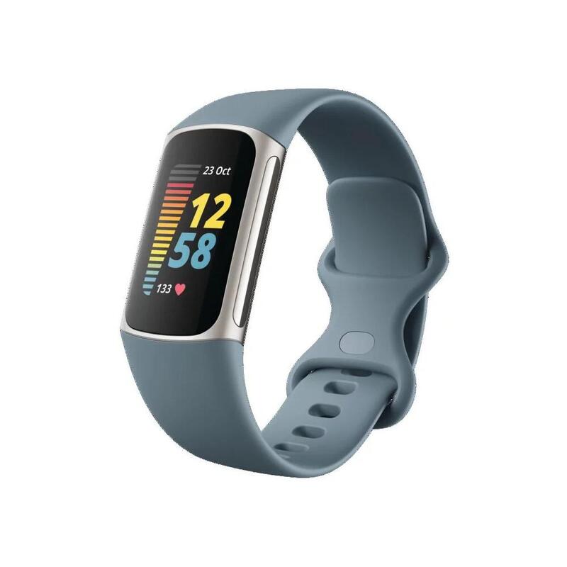 FITBIT Charge 5 - Steel Blue/Platinum Stainless Steel