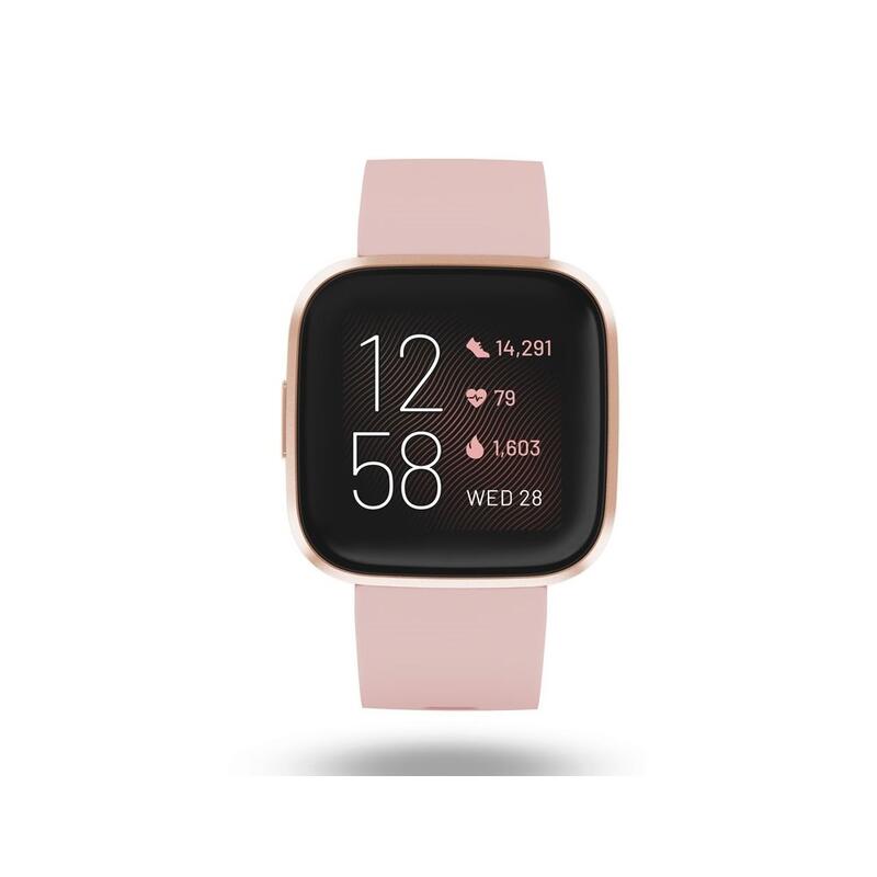 Ceas activity tracker Fitbit Versa 2, NFC, WiFi, Bluetooth (Roz)