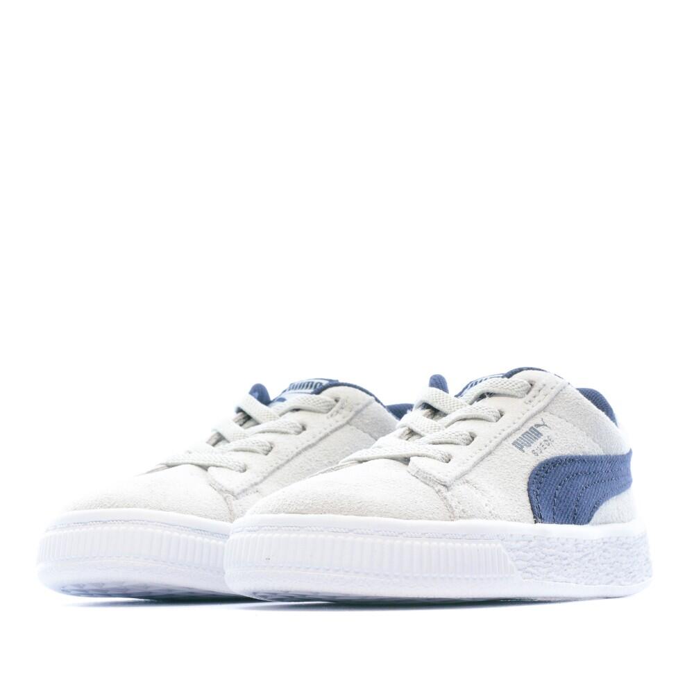 Baskets Gris Garçon Puma SUEDE Classic 5/5