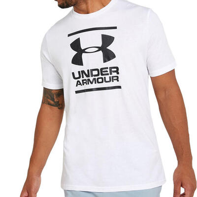Maglietta Maniche Corte Uomo Under Armour GL Foundation Bianco