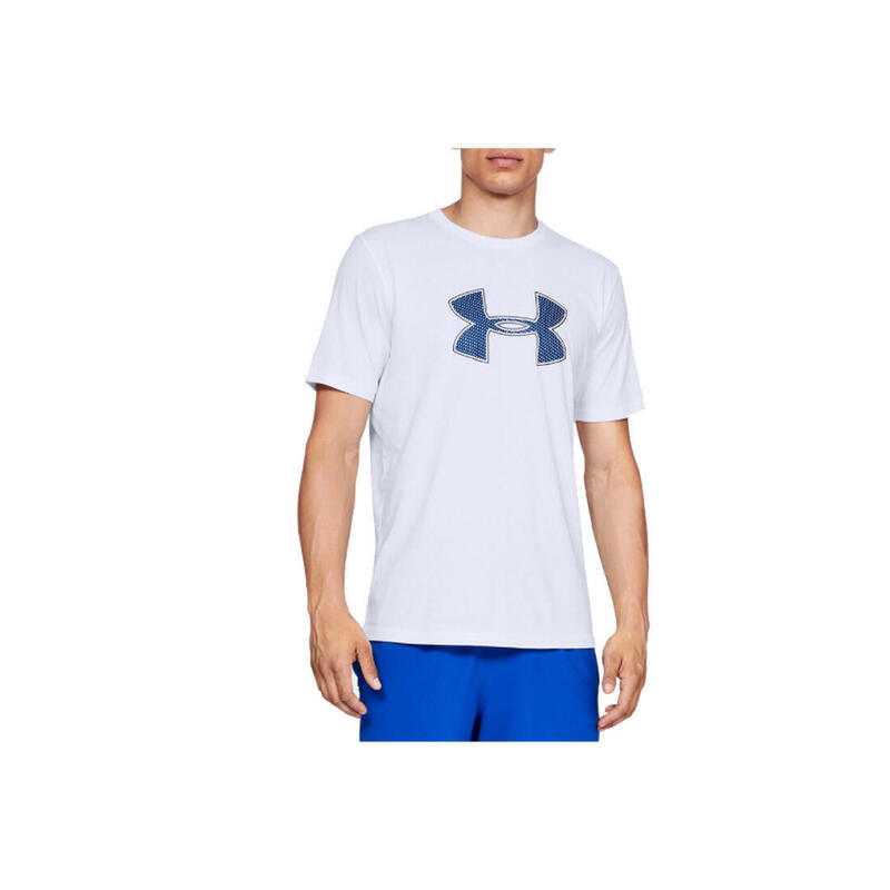 Camiseta de Manga Corta Hombre Under Armour Fleece Big Logo Blanco