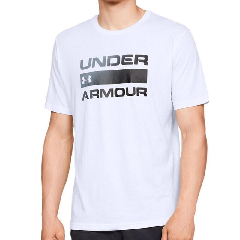 Tricou barbati Under Armour Issue Wordmark, Alb