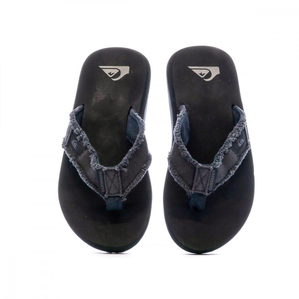 Tongs Noir Garçon Quiksilver Monkey Abyss 3/3