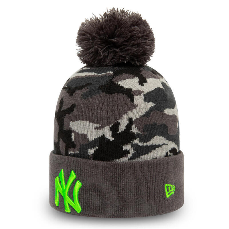 Bonnet Gris Camouflage Homme New Era NY Yankees