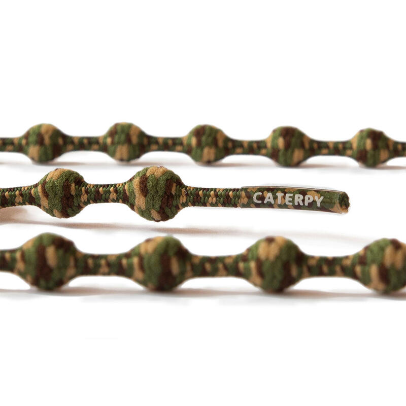 Caterpy Unisex No Tie Run Shoelaces - Camouflage