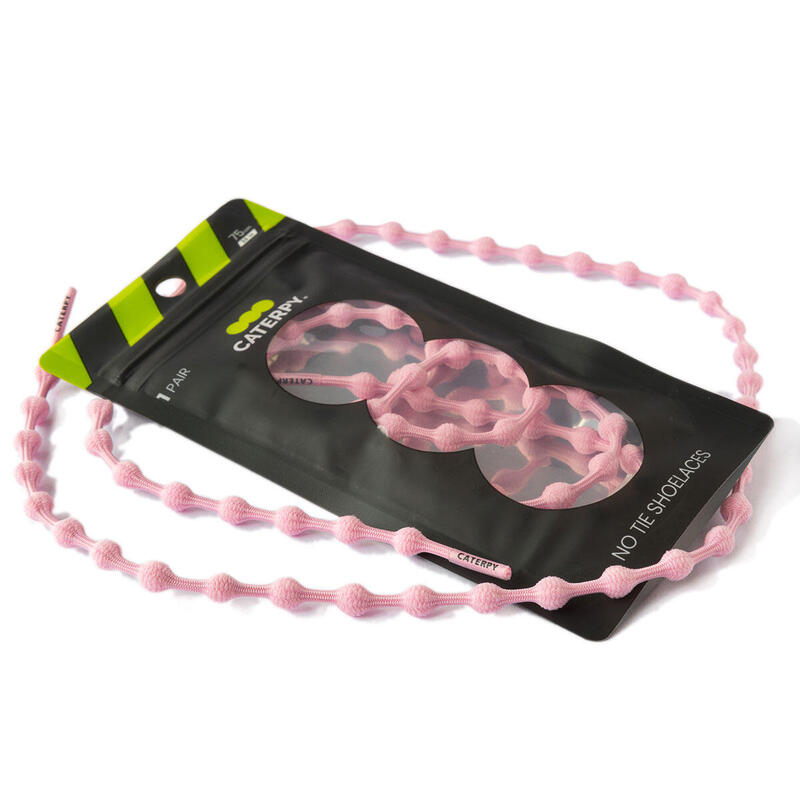 Caterpy Unisex No Tie Run Shoelaces - Bubblegum Pink