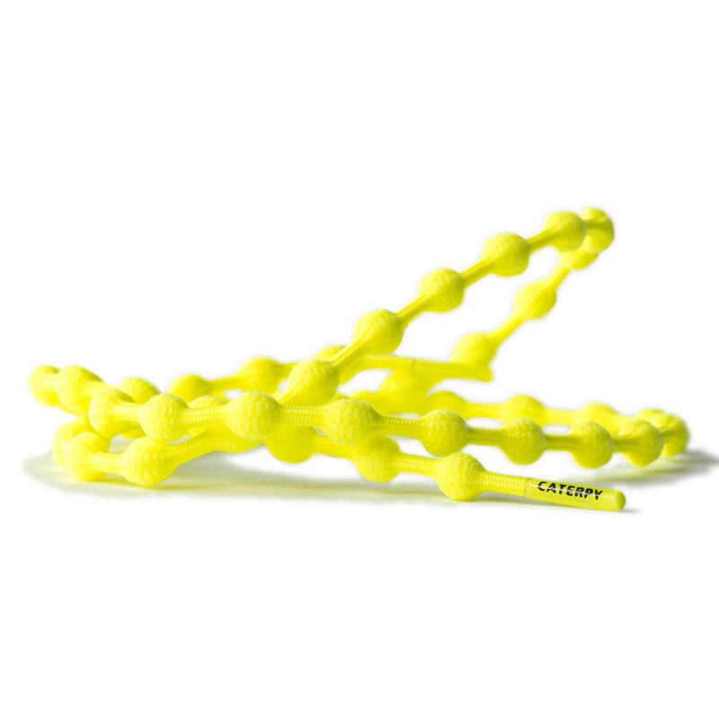 Caterpy Unisex No Tie Run Shoelaces - Electric Yellow