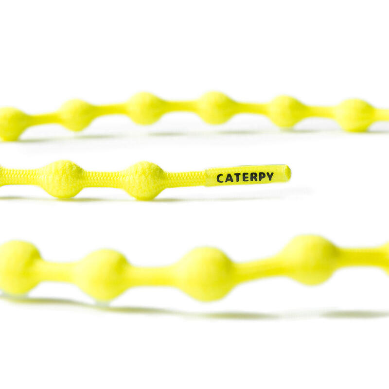 Caterpy Unisex No Tie Run Shoelaces - Electric Yellow