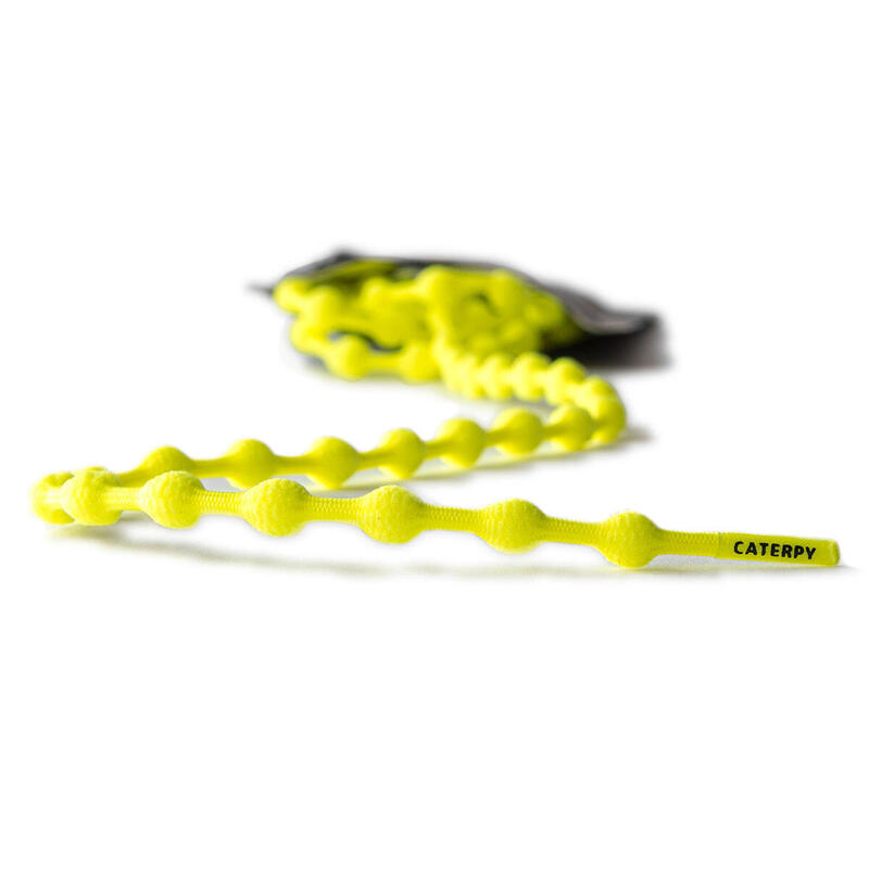 Caterpy Unisex No Tie Run Shoelaces - Electric Yellow