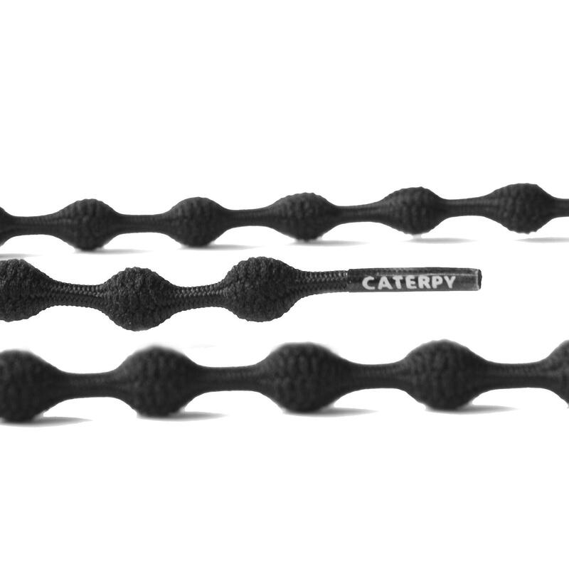Caterpy Unisex No Tie Run Shoelaces - Jaguar Black