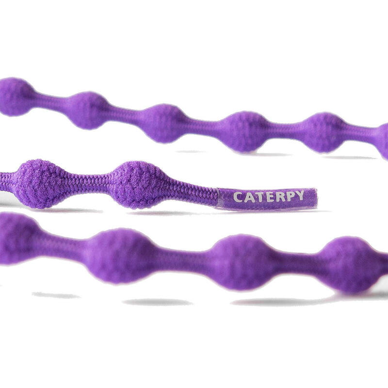 Caterpy Unisex No Tie Run Shoelaces - Purple Haze