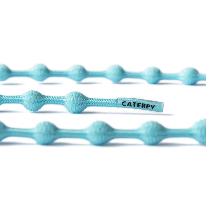 Caterpy Unisex No Tie Run Shoelaces - Glacier Blue